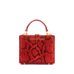 Red Snakeskin Brandon Blackwood Kendrick Trunk Bag